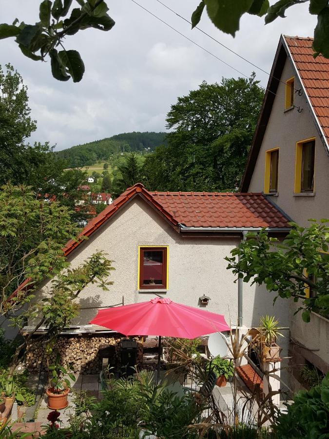 Kurort Steinbach-Hallenberg Ferienhaus Am Kirchberg מראה חיצוני תמונה